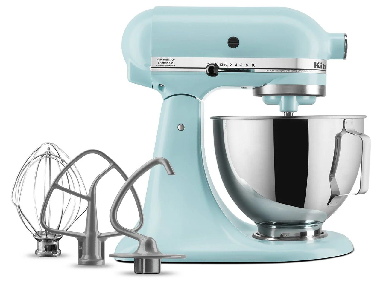 KitchenAid® Deluxe 4.5 Quart Tilt-Head Stand Mixer, Silver, KSM97