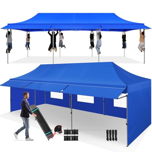 COBIZI 10x10 Pop Up Canopy Tent with Awning