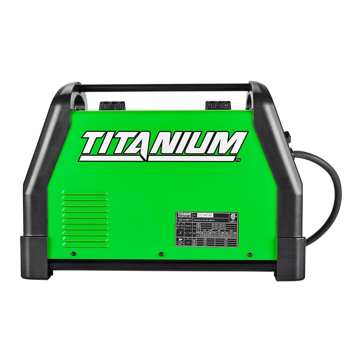 TITANIUM UNLIMITED 140 Professional Multiprocess Welder with 120V Input