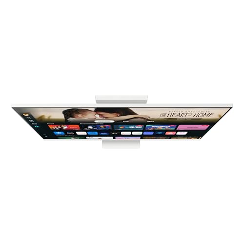 SAMSUNG 32-Inch M8 (M80D) Series 4K UHD Smart Monitor with Streaming TV, Speakers, HDR10+, AI Upscaling, USB-C, Ergonomic Stand, SlimFit Camera