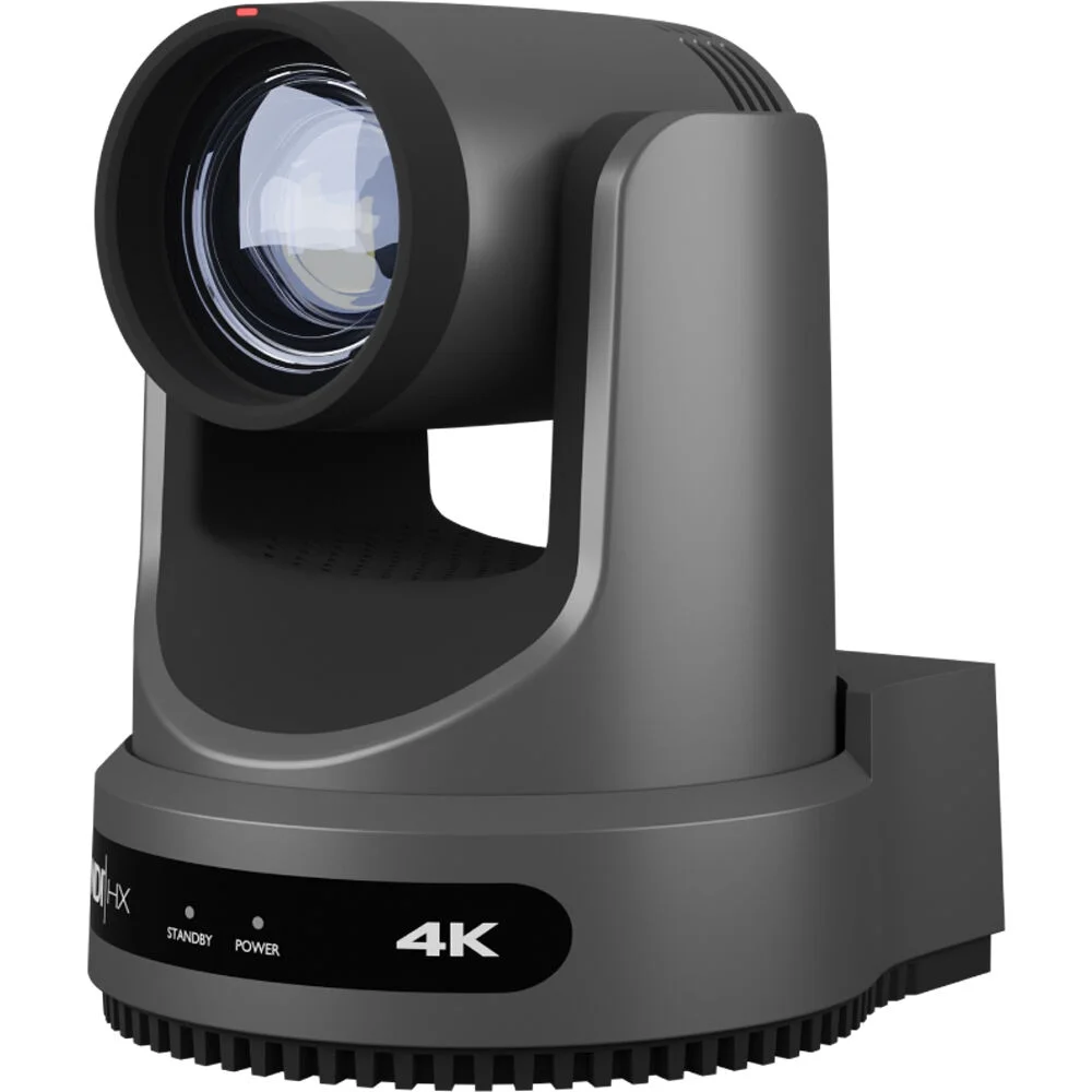 PTZOptics Move 4K SDI/HDMI/USB/IP PTZ Camera with 12x Optical Zoom (Gray) (PT12X-4K-GY-G3) + PTZOptics PT-JOY-G4 Joystick Controller + Universal Wall