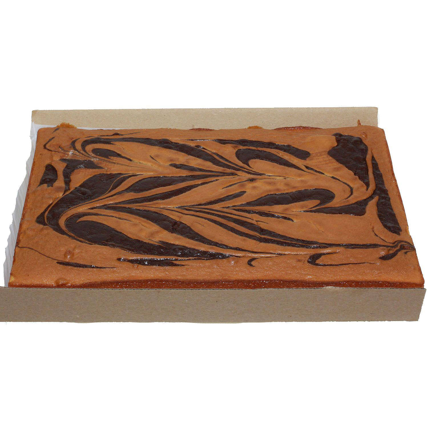 Half Sheet Marble Cake Case Sale 1/2 Sheet Uniced Marble Cake - 6 ct