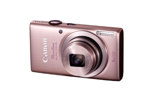 Canon PowerShot ELPH 115 is 16.0 MP Digital Camera with 8X Optical Zoom with a 28mm Wide-Angle Lens and 720p HD Video Recording (Blue)
