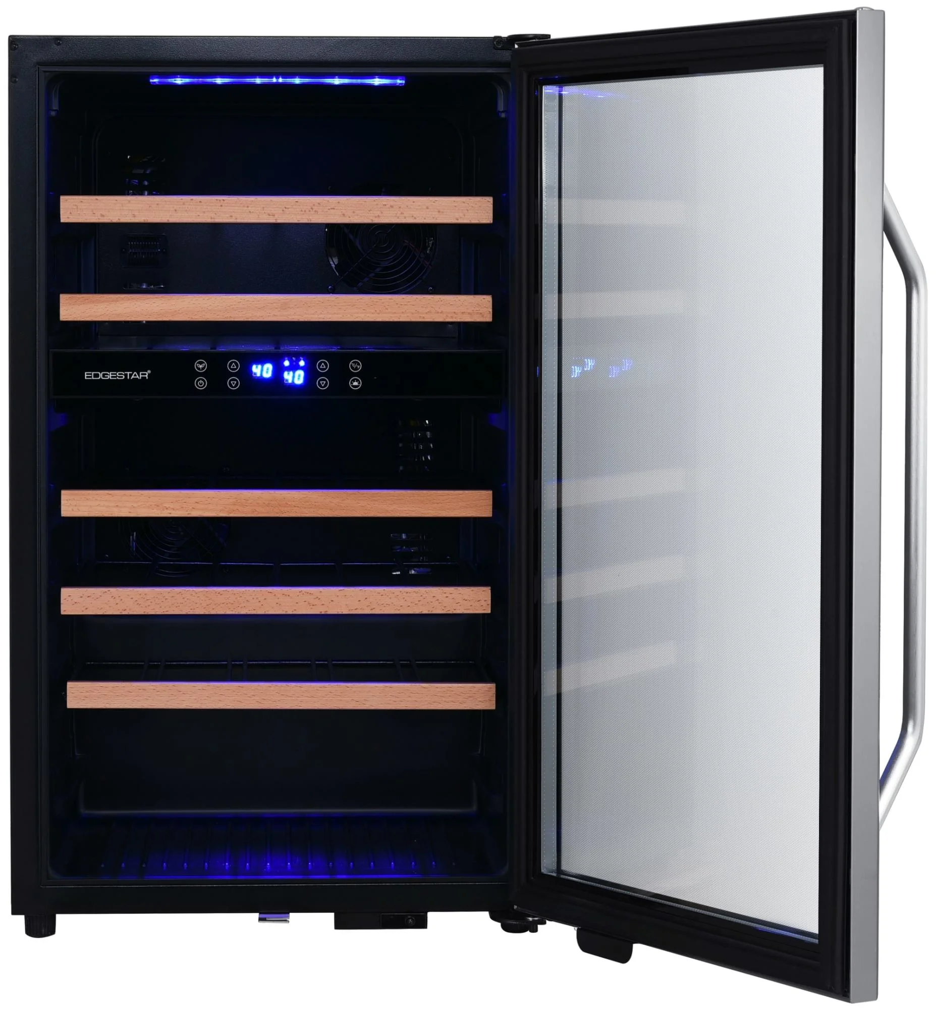 Edgestar Cwf380dz 20 Wide 38 Bottle Capacity Free Standing Wine Cooler - Stainless Steel