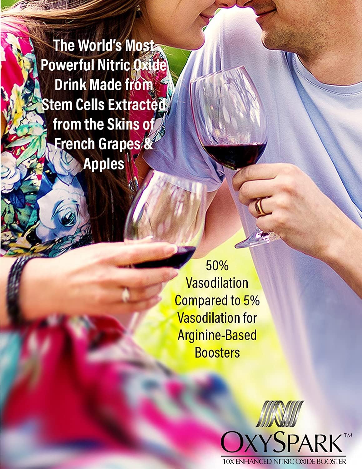 OxySpark, Nitric Oxide Booster Dietary Supplement, Award-Winning Ingredients, Clinically Proven Ingredients. Increased Blood Flow, Cell Repair