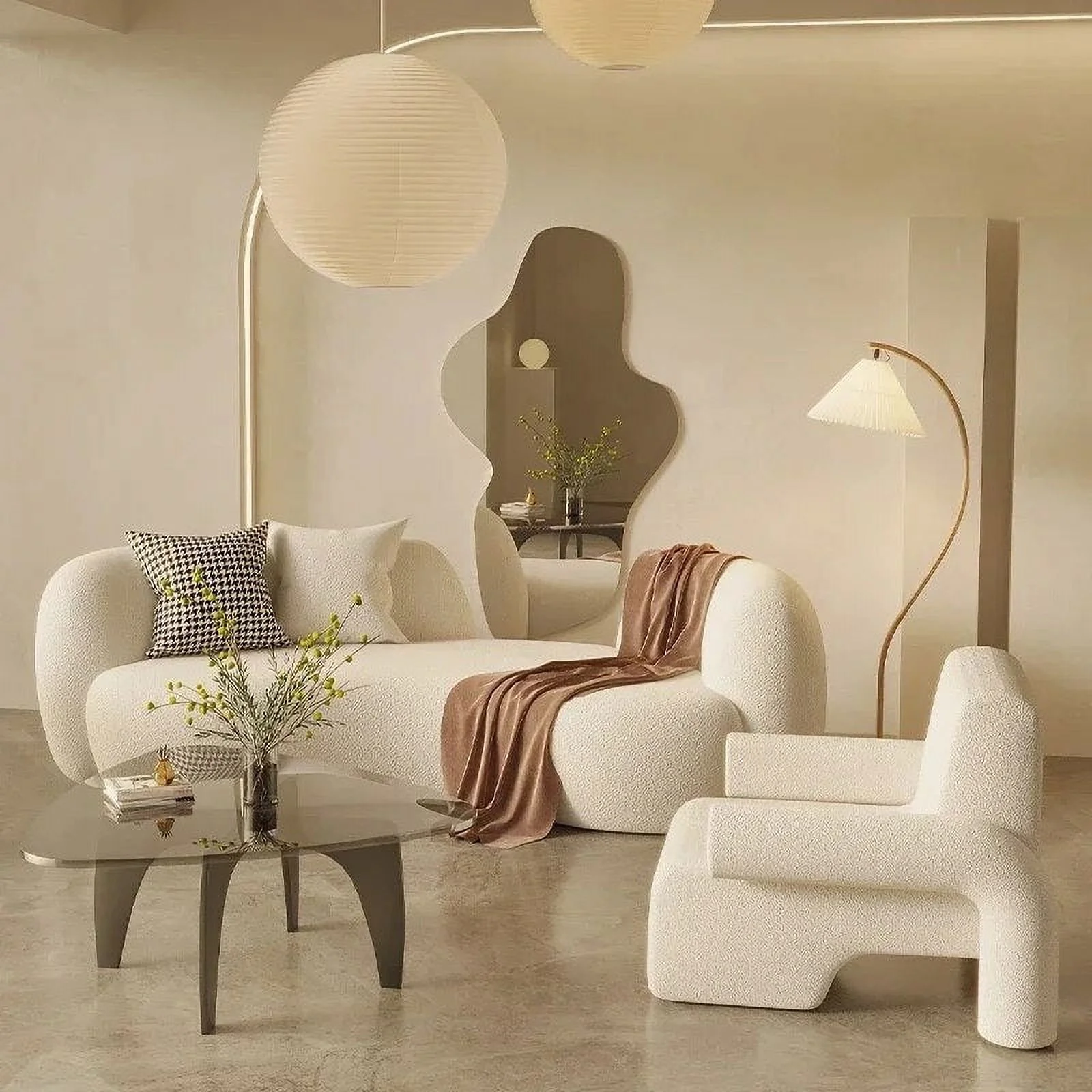 Accents Modern Sofa Sectional Set Lazy Floor Designer Recliner Corner Daybed Luxury Puff Sofa Muebles Living Room Furniture