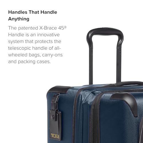 TUMI - Aerotour 4 Wheel Expandable Luggage - Men's and Women's Business and Leisure Travel Suitcase - 21.75" International Expandable Carry-On, Black
