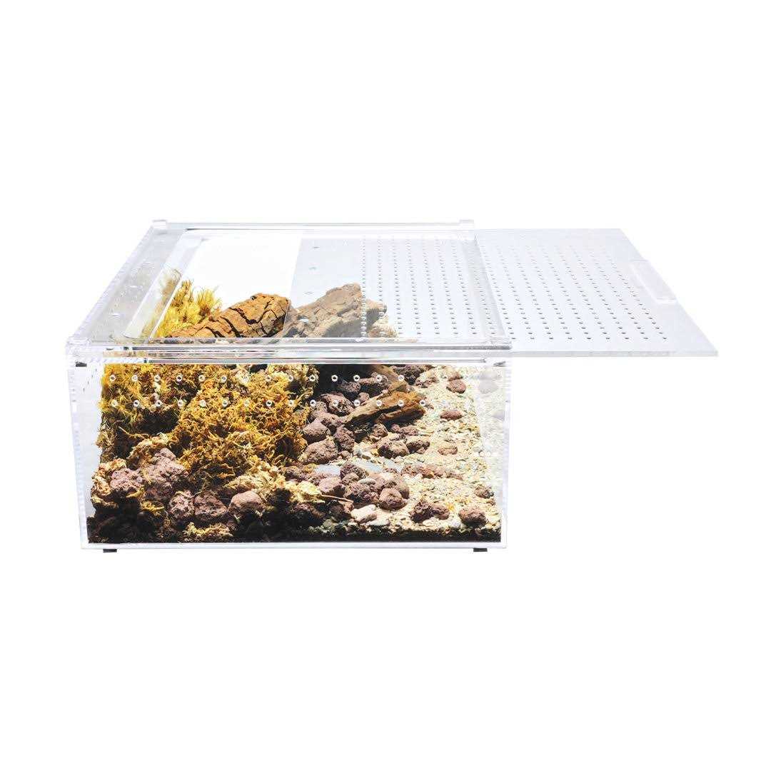 HerpCult Acrylic Terrarium Extra Large Flat YKL40A - Pet Supplies online store