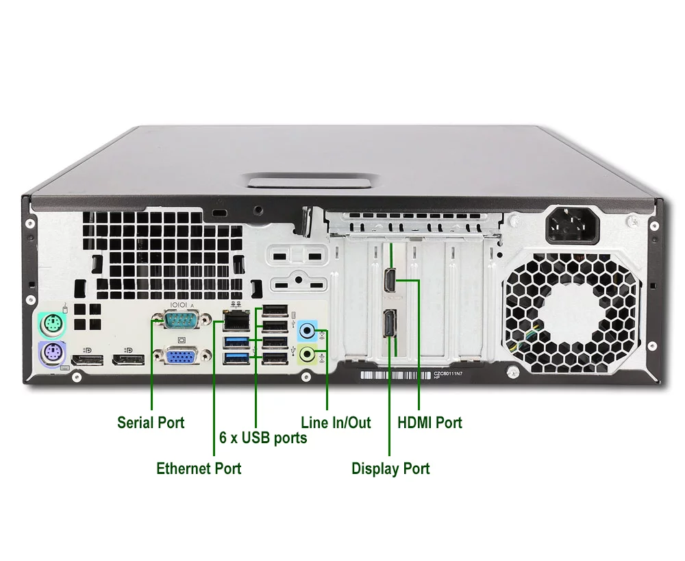Restored Gaming HP 800G1 Desktop SFF Computer PC Intel Core i5 Processor 8GB Ram 500GB HDD NVIDIA GT 1030 2GB 19" LCD Bto KB & Mouse Wifi Adapter