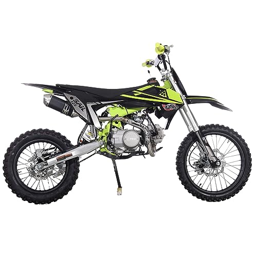 X-PRO Sail 125cc Zongshen Brand Engine Dirt Bike with 4-Speed Manual Transmission! Kick Start, Big 17"/14" Tires! (Orange)