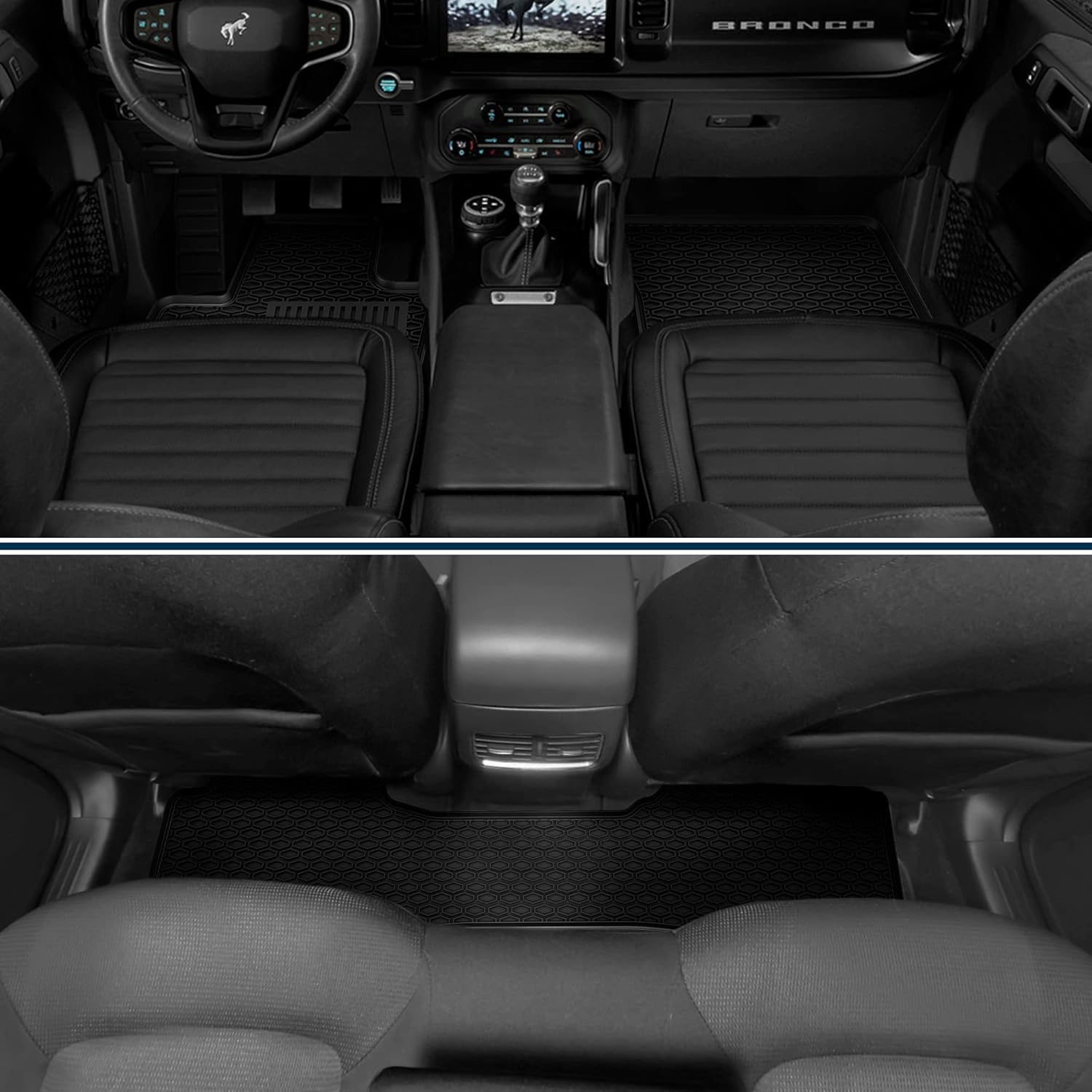 Floor Car Mat Set Replacement for Mazda CX-5 2017+ All Weather Floor Mats - CX-5 All Weather Interior Floor Liners by Automajor