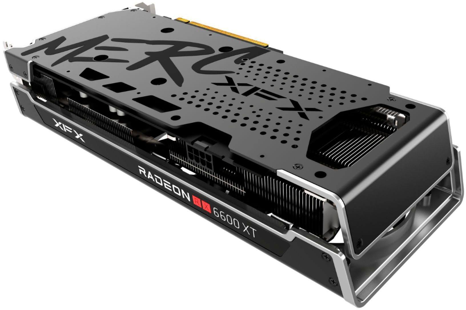 XFX - Speedster MERC308 AMD Radeon RX 6600 XT 8GB GDDR6 PCI Express 4.0 Gaming Graphics Card - Black