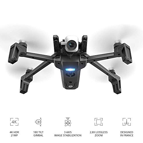 Parrot PF728000 ANAFI Drone, Foldable Quadcopter Drone with 4K HDR Camera, Compact, Silent & Autonomous