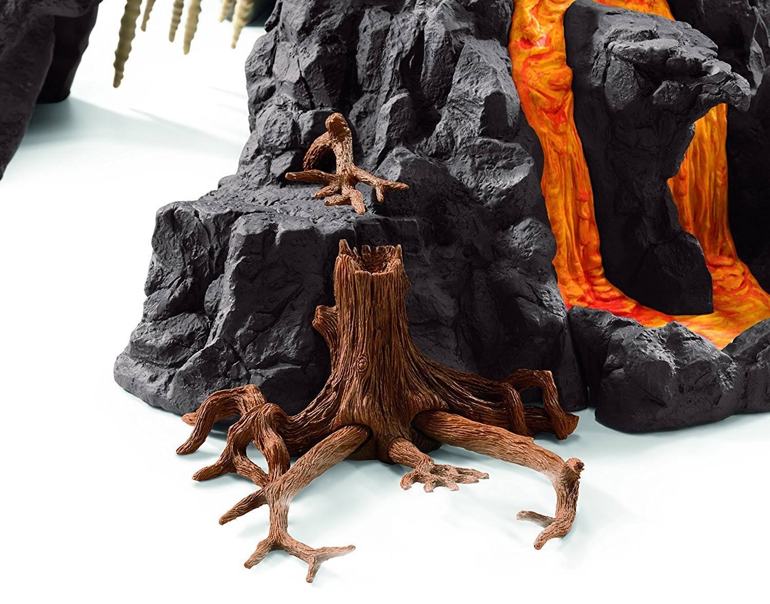 Schleich Giant Volcano with T-Rex