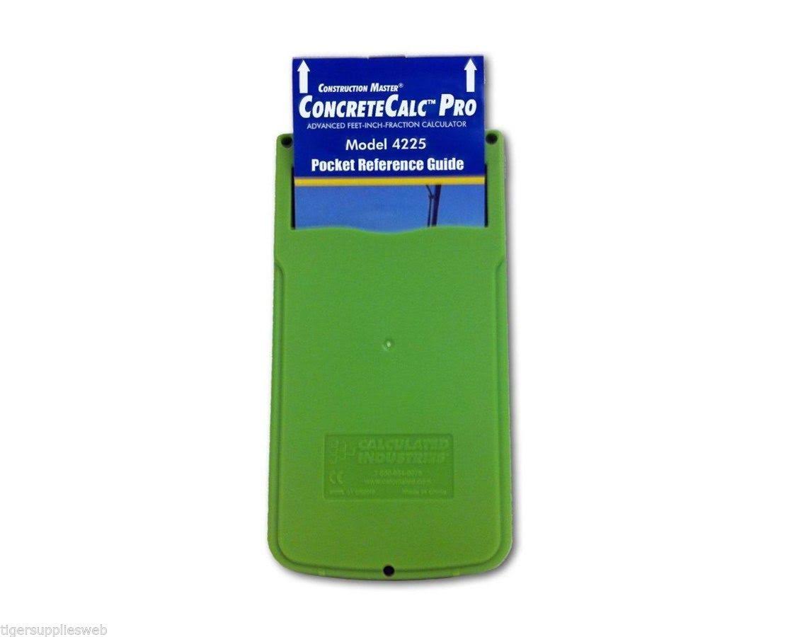 Calculated Industries 4225 Concrete Calculator Pro Construction