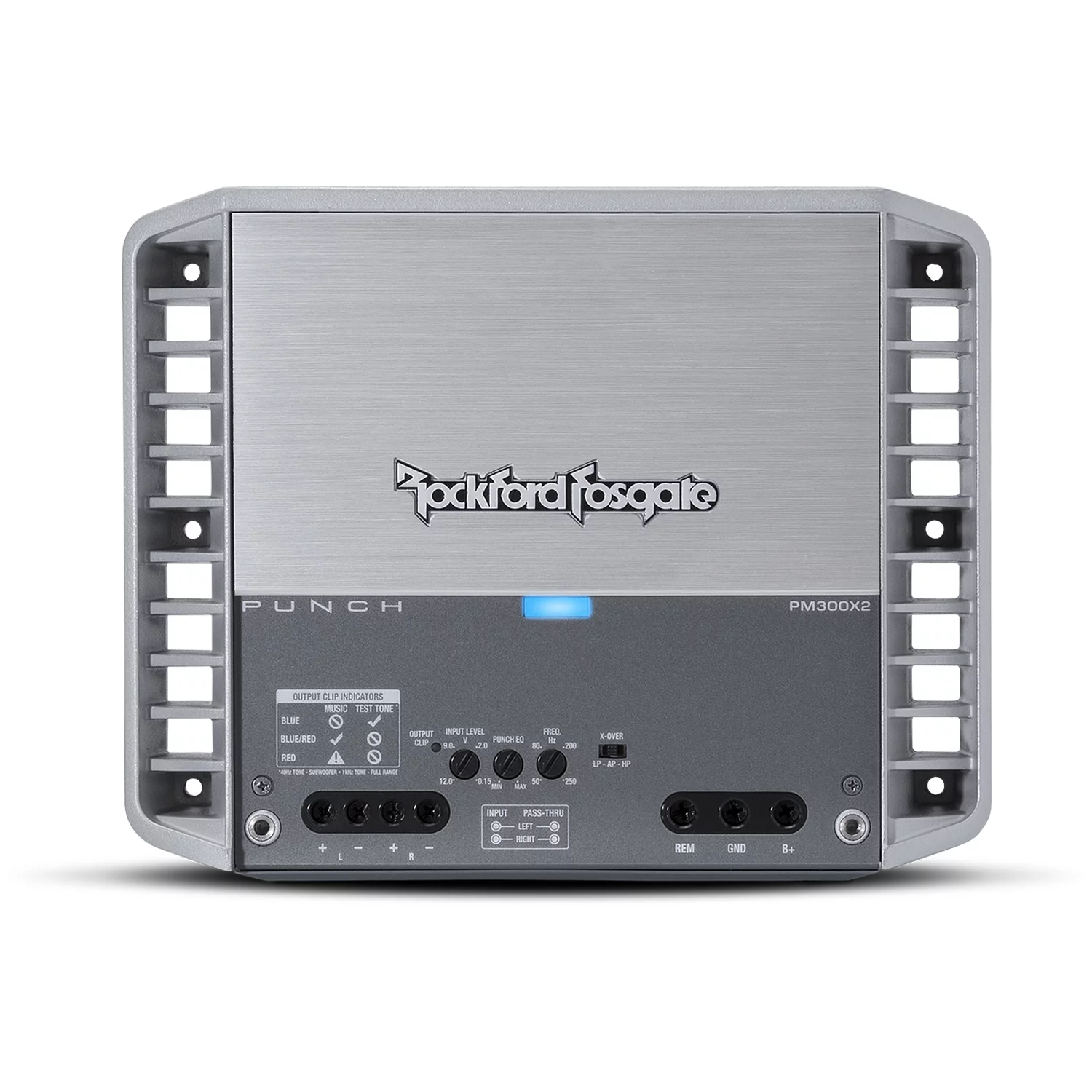 Rockford Fosgate PM300X2 Punch Marine&nbsp;300 Watt 2-Channel Amplifier - Curated Treasures Market