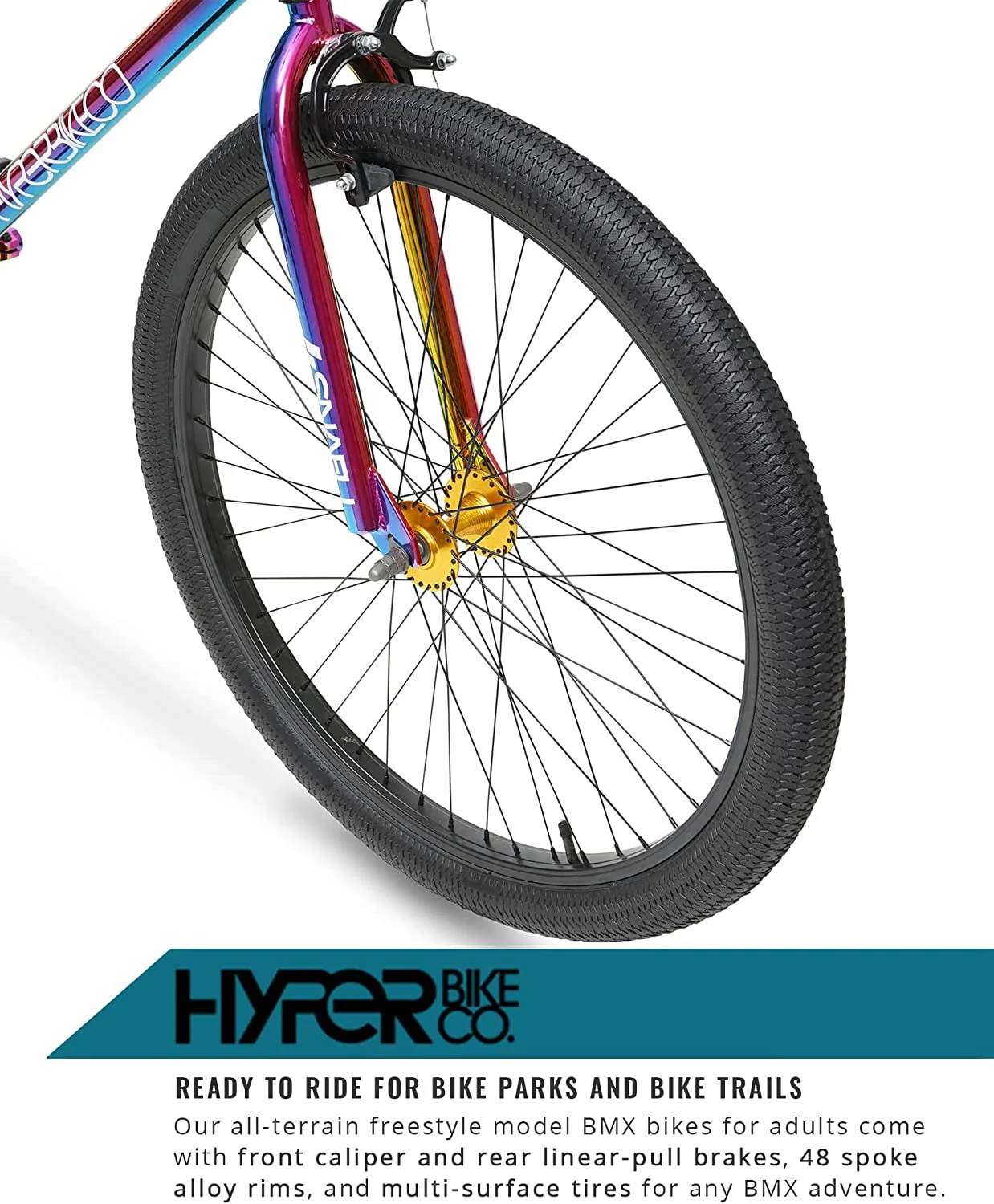 Hyper Bicycles 26 Jet Fuel BMX Bike for Adults