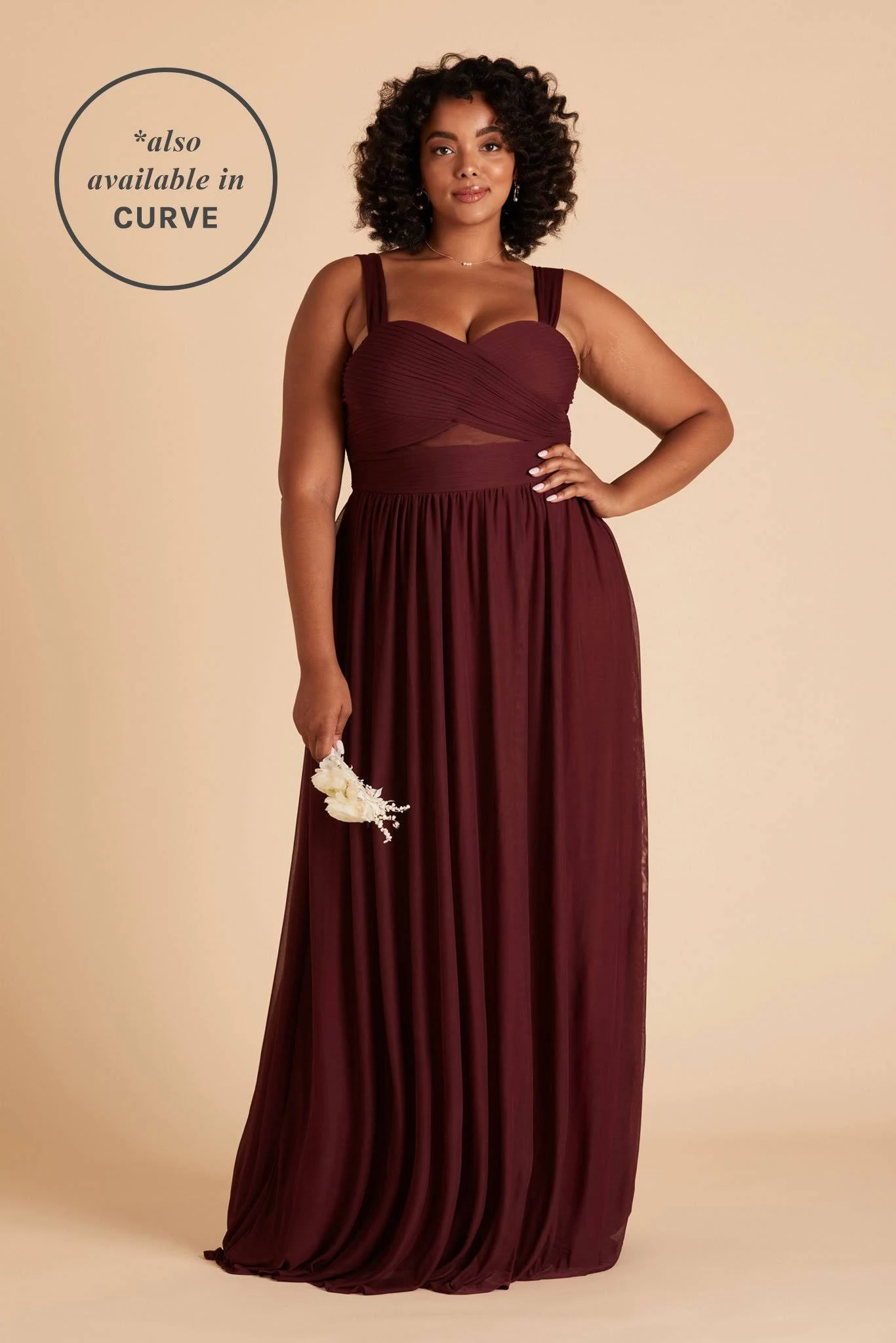 Birdy Grey Elsye Bridesmaid Dress in Cabernet S / Cabernet