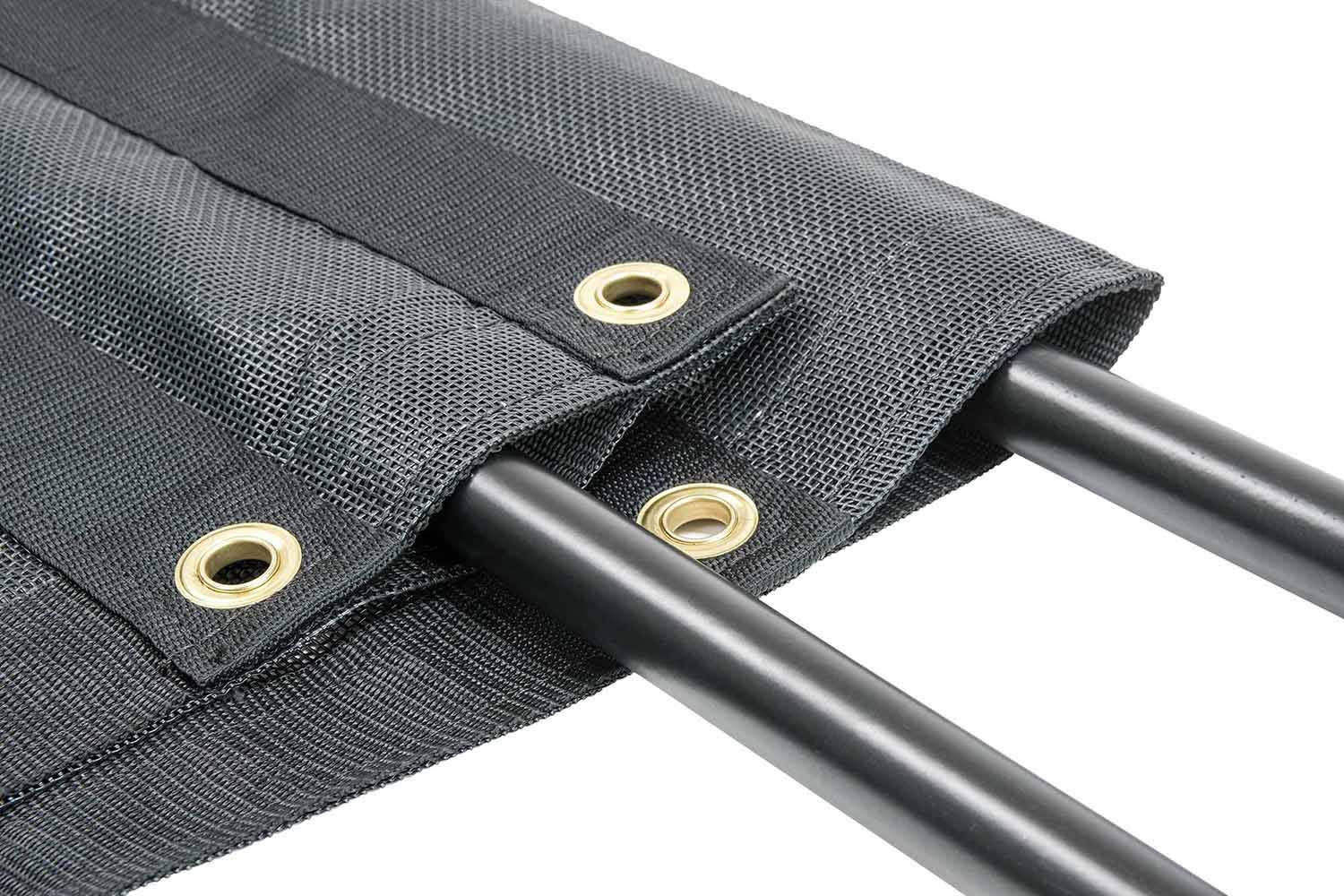 Mytee Products 7& x 20& Dump Truck Vinyl Coated Mesh Tarps Cover with 5 inch 18oz Double Pocket