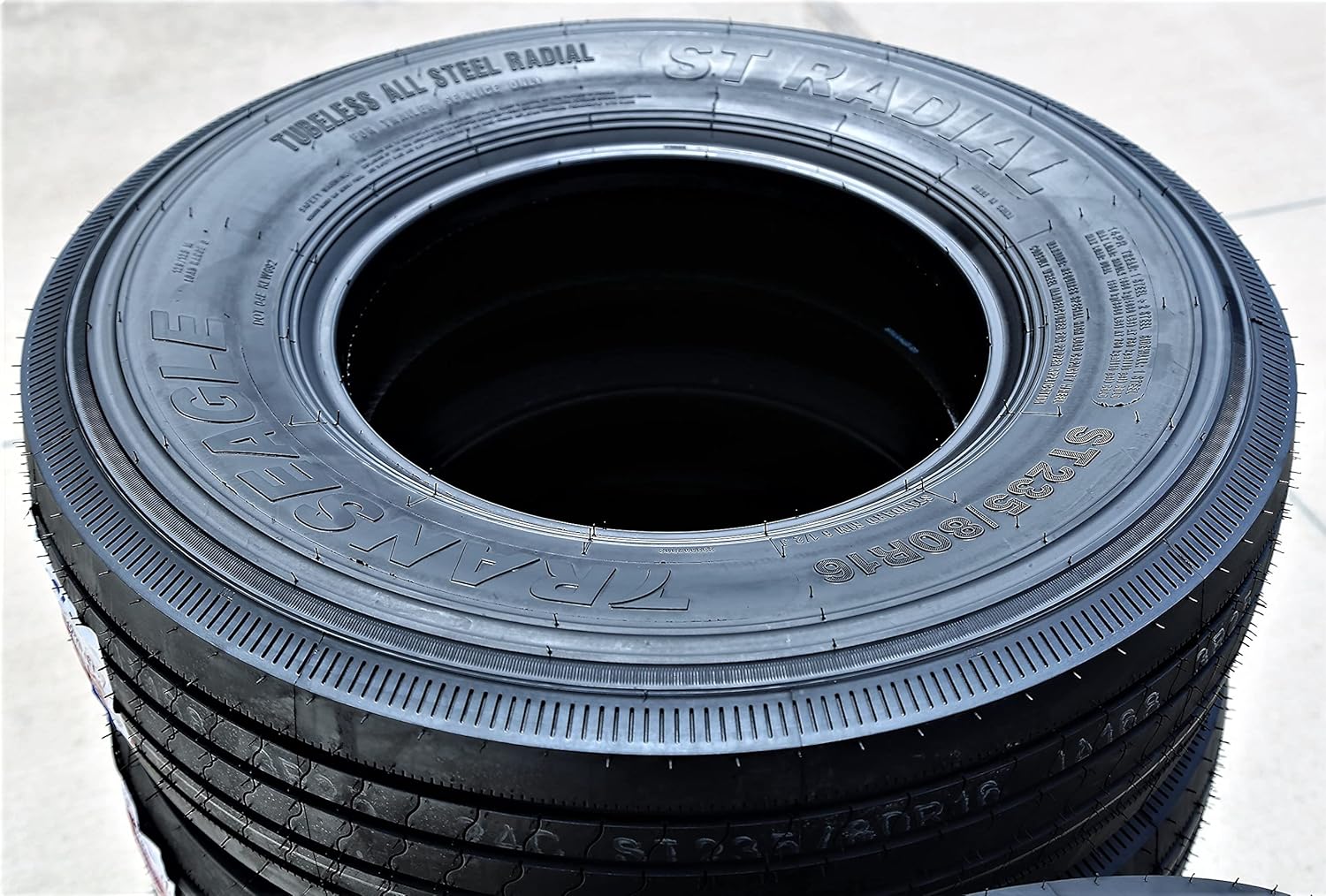 Set of 2 (TWO) Transeagle ST Radial All Steel Heavy Duty Premium Trailer Radial Tires-ST235/80R16 235/80/16 235/80-16 129/125M Load Range G LRG