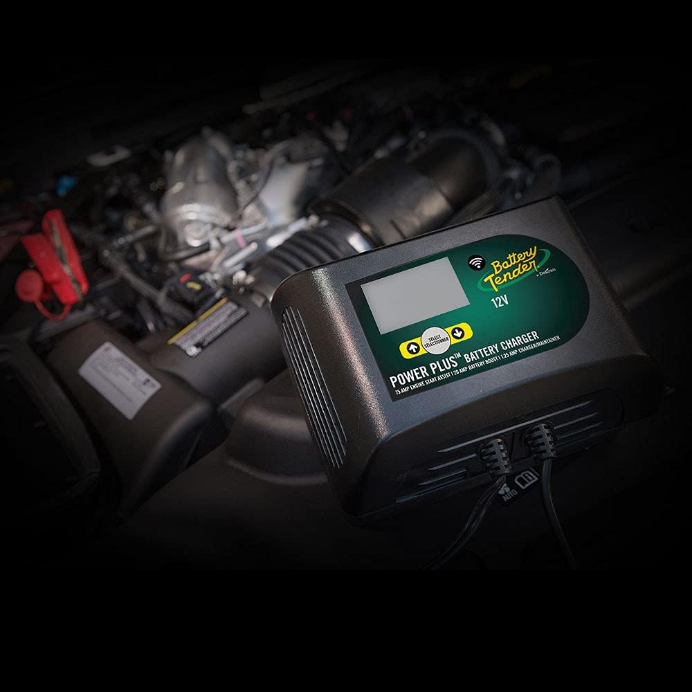 Battery Tender 12V, 75 AMP Booster Battery Charger with WiFi & LCD