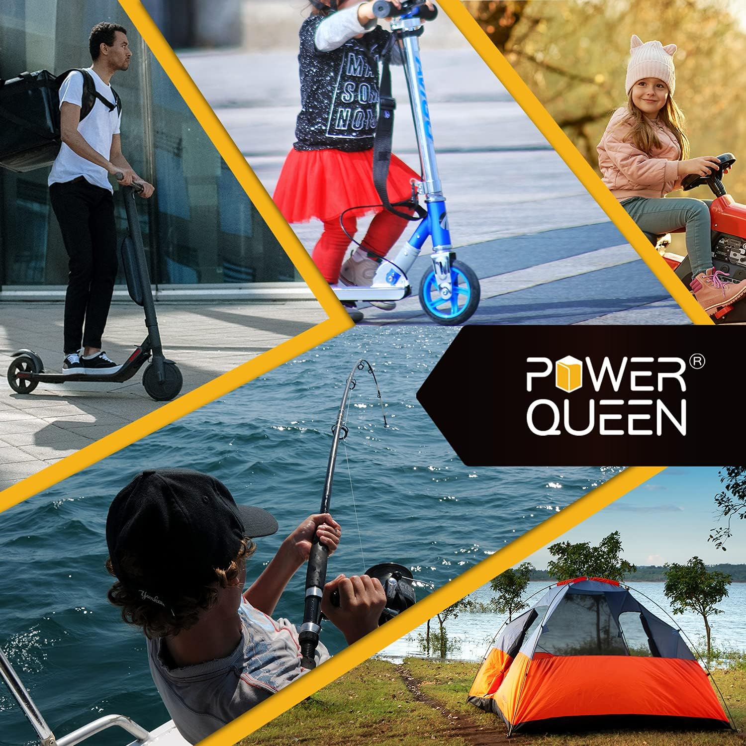 POWER QUEEN 12.8V 200Ah LiFePO4 Battery, 2560Wh Lithium Iron Phosphate Battery, 4000+ Cycles, 10 Years Lifespan, Used for Solar Off Grid, RV Camper