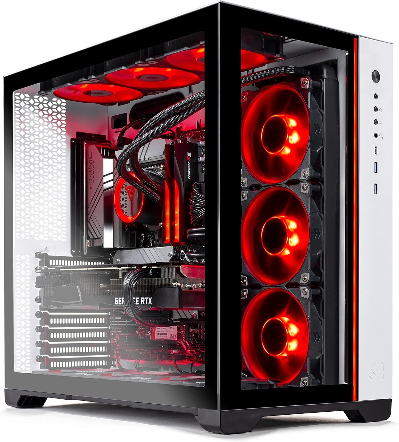 Skytech Gaming Prism II Gaming PC Desktop – Intel Core i9 12900K 3.2 GHz, RTX 3090, 1TB NVME Gen4 SSD, 32G DDR5 RGB, 850W Gold PSU, 360mm AIO