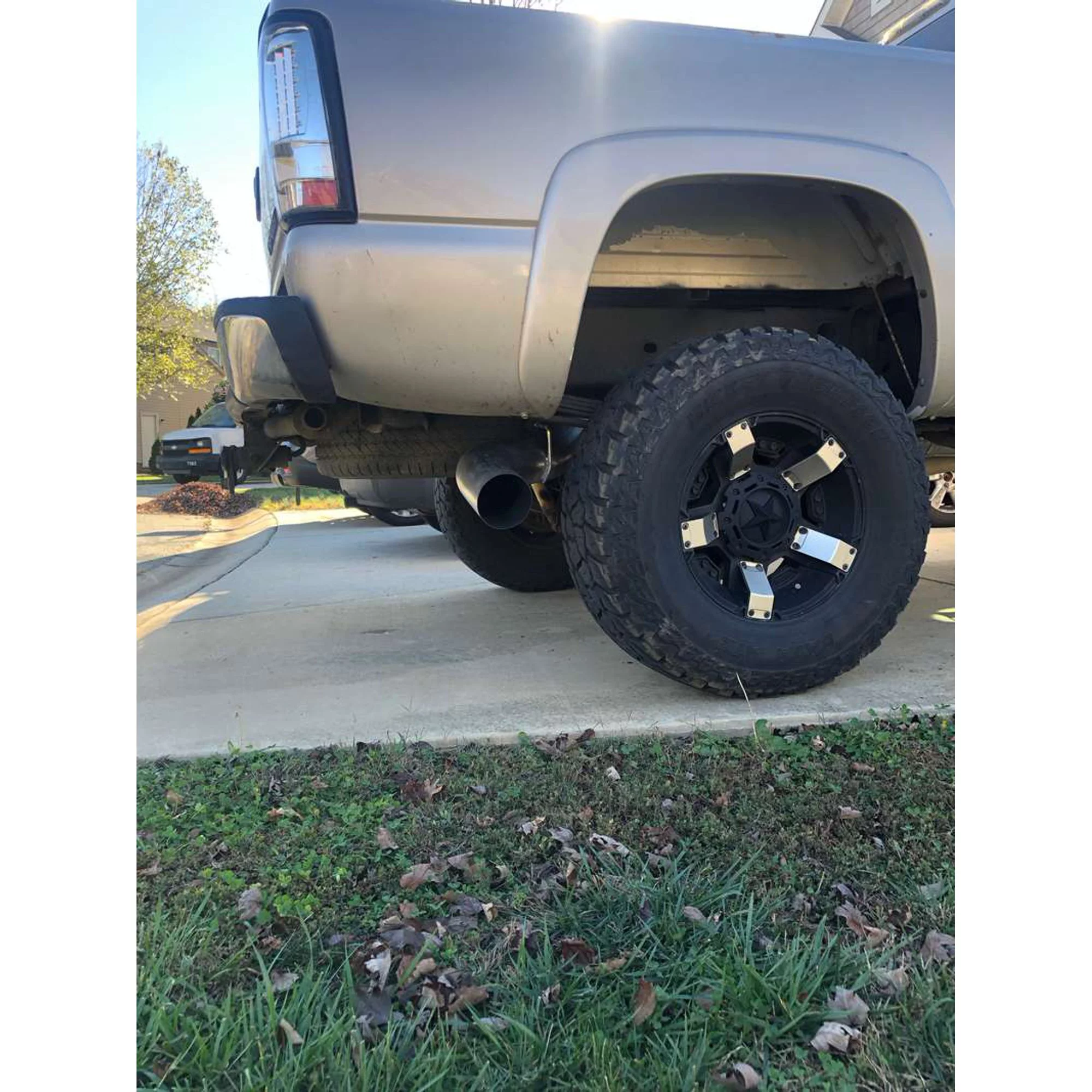 Kojem 5" Down Pipe Back Exhaust System for 01-07 Duramax Diesel 6.6L Chevy Silverado GMC Sierra 2500HD/3500