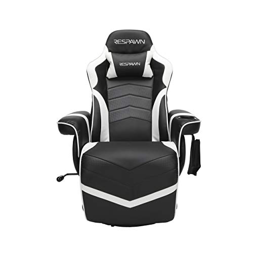 RESPAWN 900 Racing Style Gaming Recliner, Reclining Gaming Chair, in Gray RSP 900 GRY