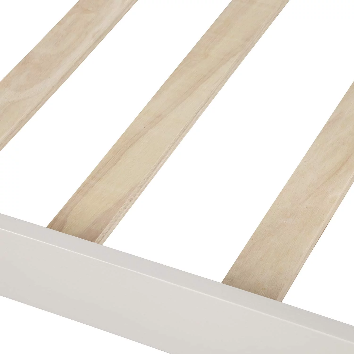 Churanty Solid Wood Daybed, Twin Size Bedframe Multifunctional Daybed for Kids,White