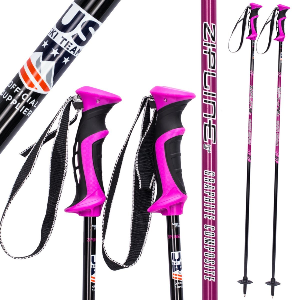 Lollipop 14.0 Graphite Composite Ski Poles