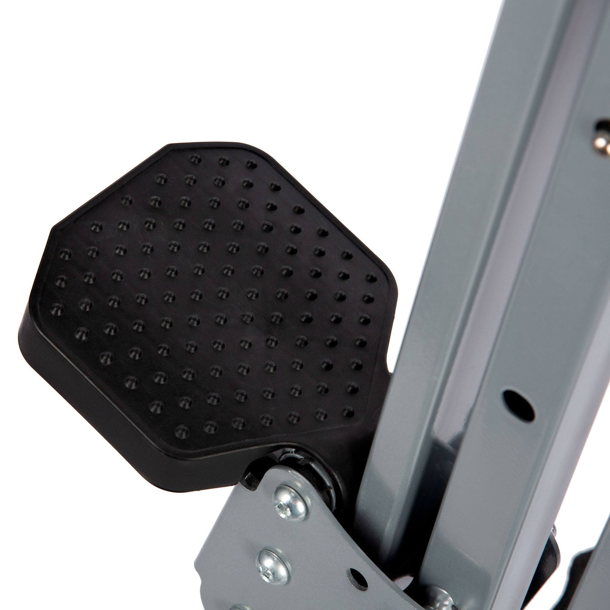 Zelus Folding Vertical Stair Climber Exercise Machine - Black