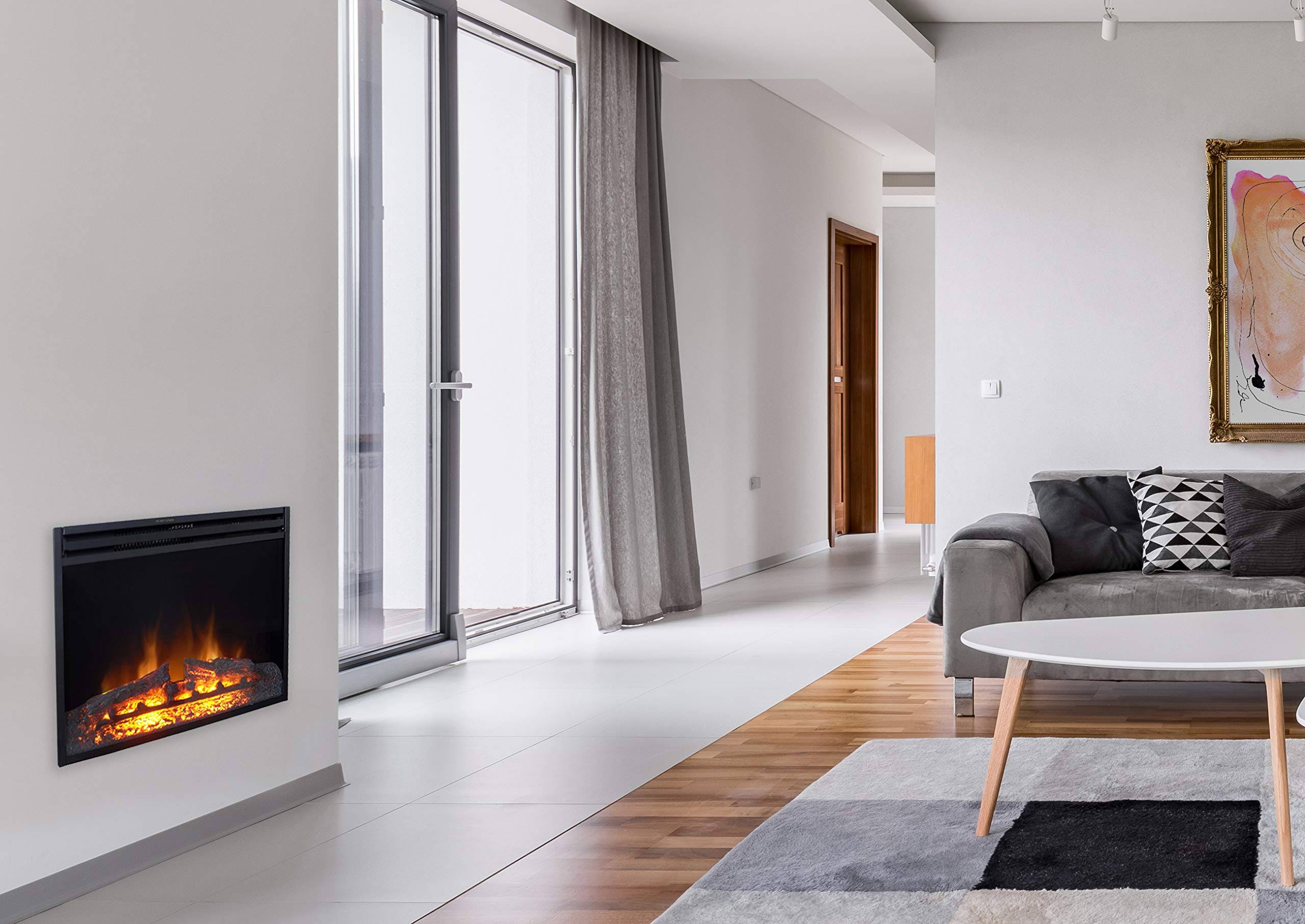 Cambridge 28-in. Freestanding 5116 BTU Electric Fireplace Insert with Remote Control