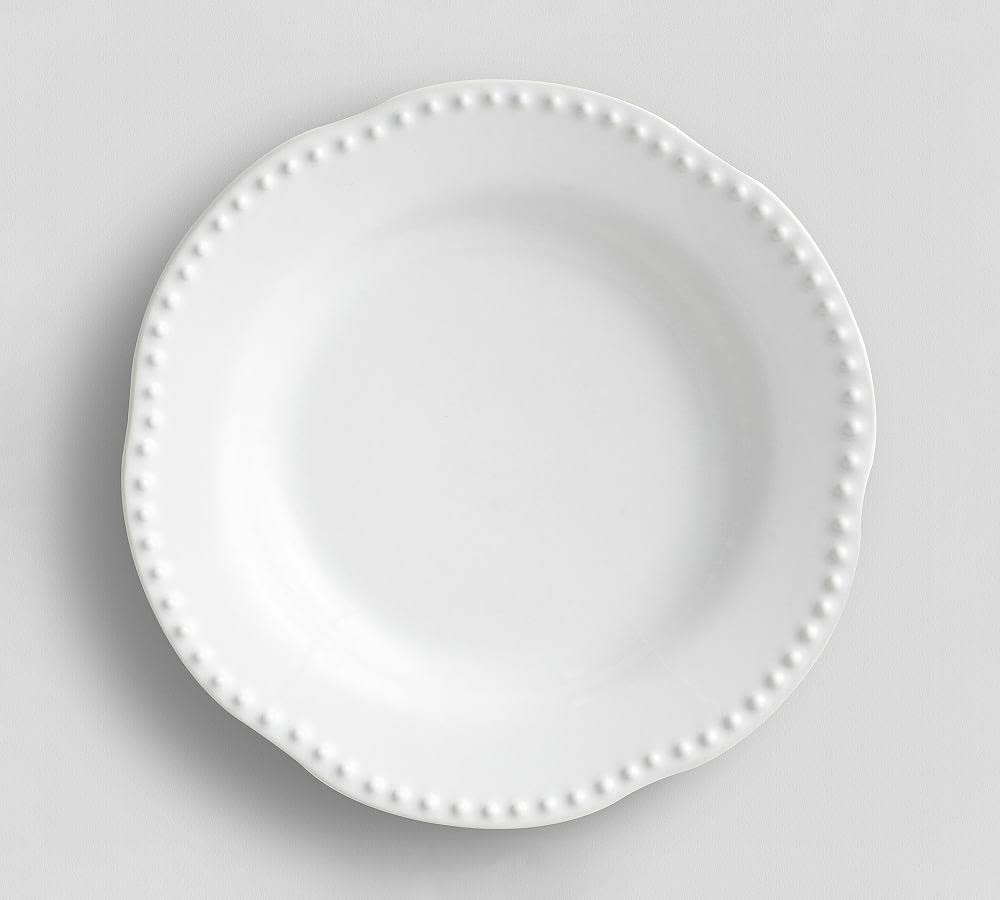 Emma Salad PLATE, Set of 4 - True White - Appetizer u0026 Salad Plates - Tabletop