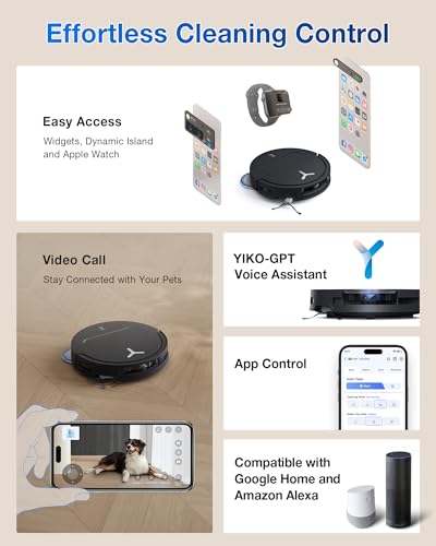 ECOVACS DEEBOT T50 MAX PRO Omni Robot Vacuum and Mop, 18,500Pa Suction, 18mm Auto-Lift, ZeroTangle &TruEdge 2.0, AIVI 3.0 Obstacle Avoidance