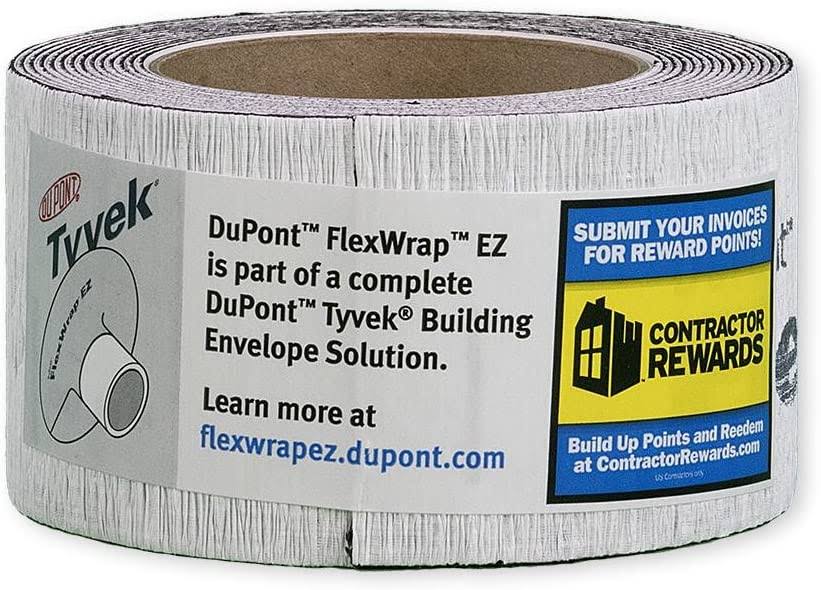 Dupont FlexWrap EZ 2 3/4x22 x 15& Flexible Adhesive Flashing Tape