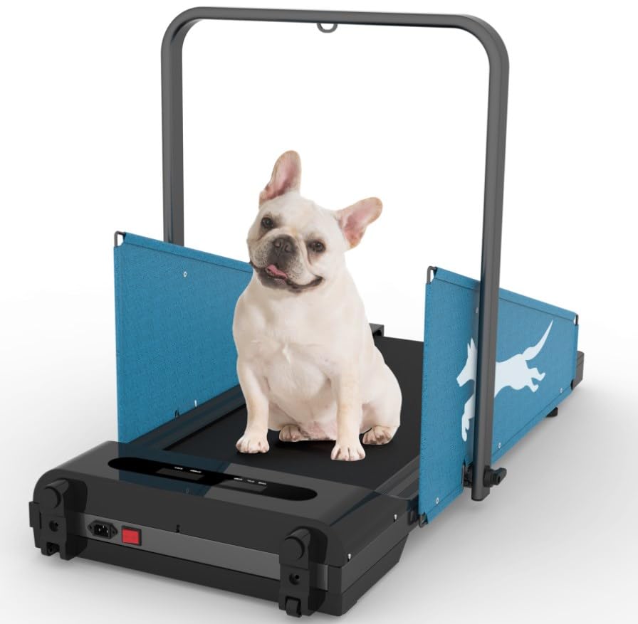 Dog Treadmill for Small Dogs,1.5HP Folding Dog Running Machine,Small Dog Treadmill, Dog Pacer Training Pad,220lbs