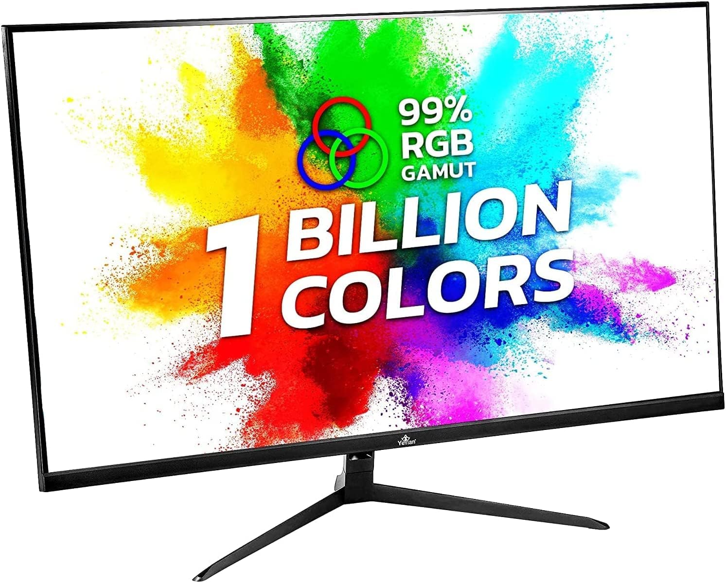 YEYIAN ODRAZ 32” PC Gaming Frameless 4K UHD HDR Monitor 3840x2160 IPS Panel, 1 Billion Colors, Low Blue, 350cd/m2, 1000:1, 60Hz, 4ms, 16:9, 178°