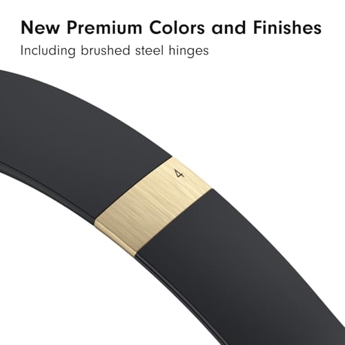 Beats Solo 4 - Wireless Bluetooth On-Ear Headphones, Apple & Android Compatible, Up to 50 Hours of Battery Life - Black & Gold
