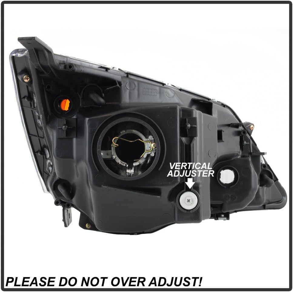 ACANII - For 2007-2011 Honda CRV CR-V Headlights Headlamps Front Light Assembly Pair Replacement Driver + Passenger Side