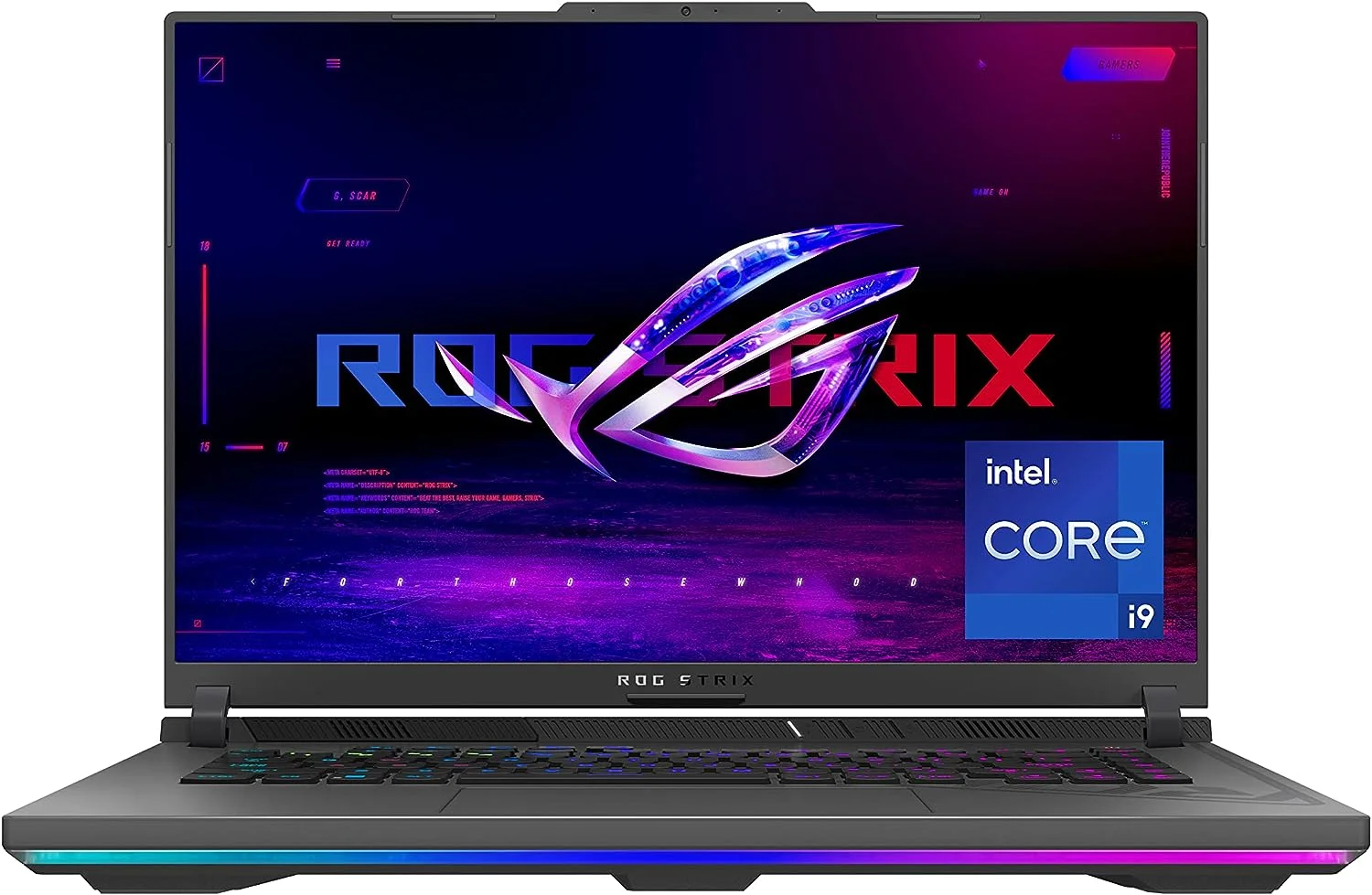 (Open Box) ASUS ROG Strix G16 16” FHD i9-13980HX 16GB 1TB SSD RTX 4070 - Eclipse Gray