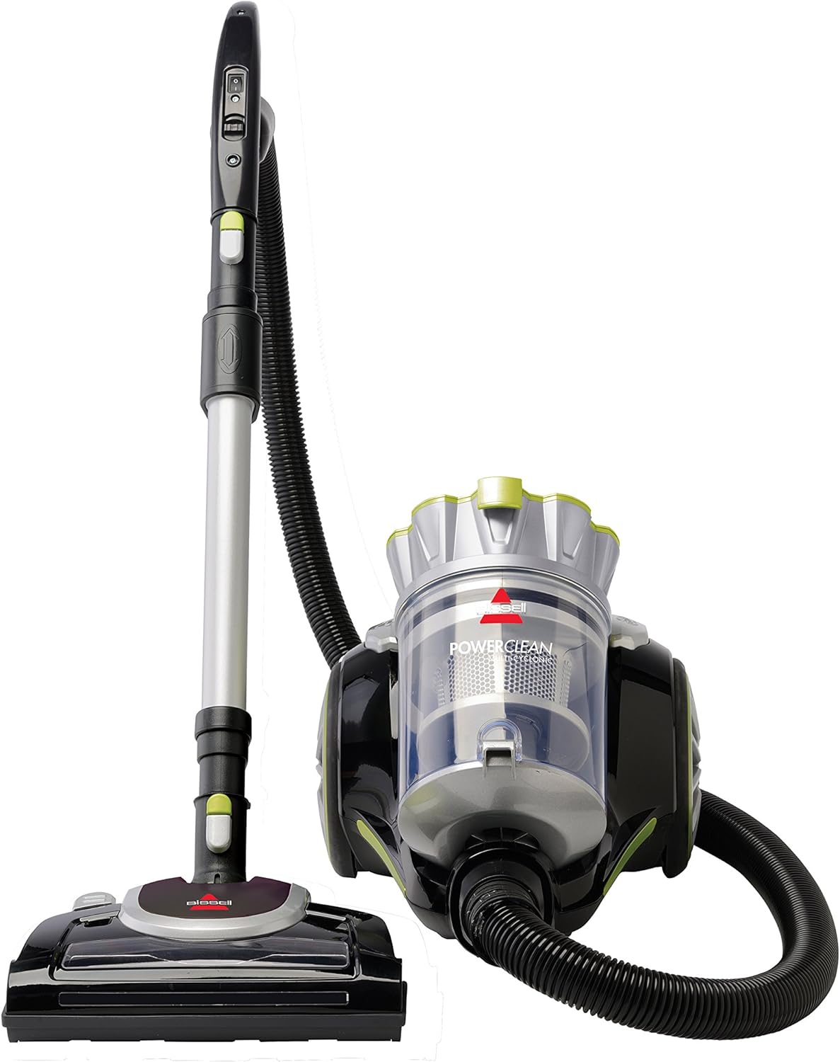 Powerclean Bagless Canister Vacuum Cleaner - Multi-Cyclonic