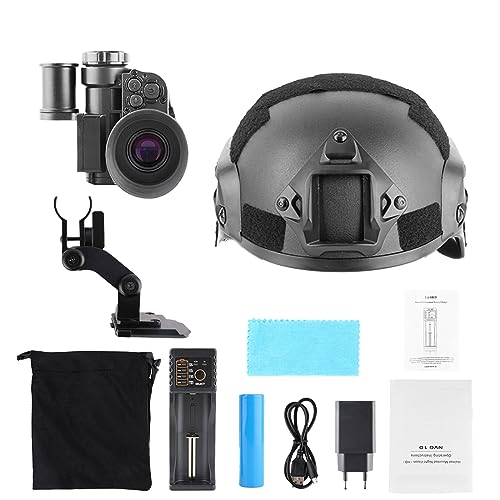 Night Vision Goggles Head Mounted Monocular Digital Infrared 1080P FHD Save Photos & Videos with 6X Digital Zoom for 100% Darkness Hunting Wildlife