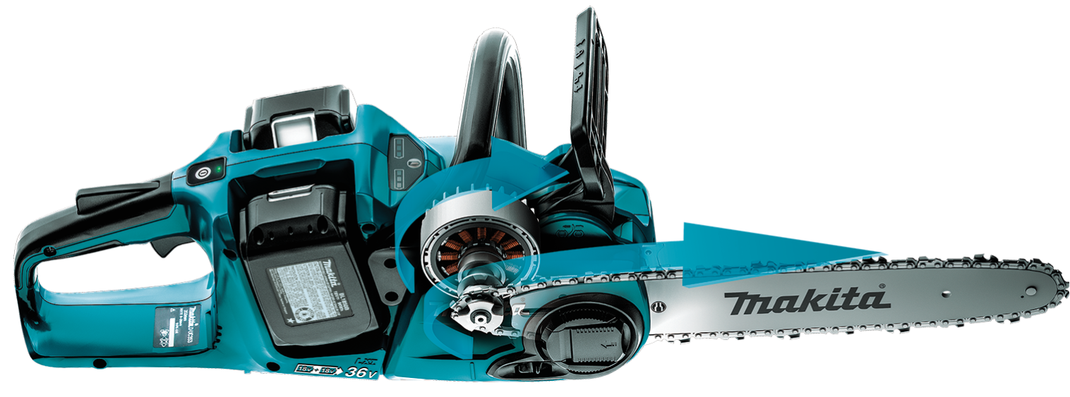 Makita XCU04CM 36V (18V X2) LXT&reg; Brushless 16 Chain Saw Kit (4.0Ah) BO.1012