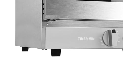 KoolMore 32 in. Commercial Countertop Convection Oven, Holds Full Size Pans, 4 Racks and 3500W of Power, 240V in Stainless-Steel