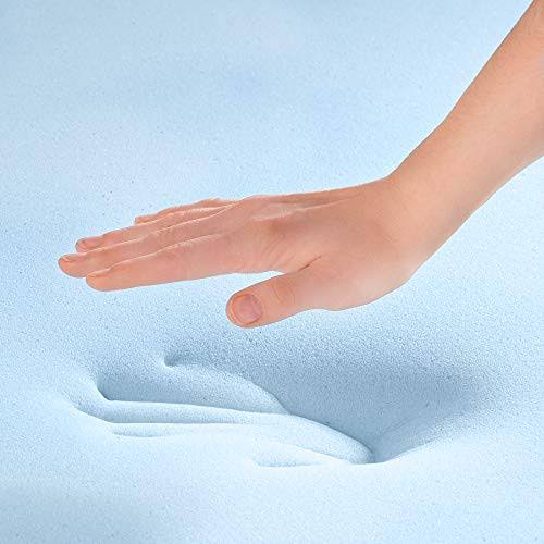 Linenspa 3 inch Gel Infused Memory Foam Mattress Topper - Twin XL
