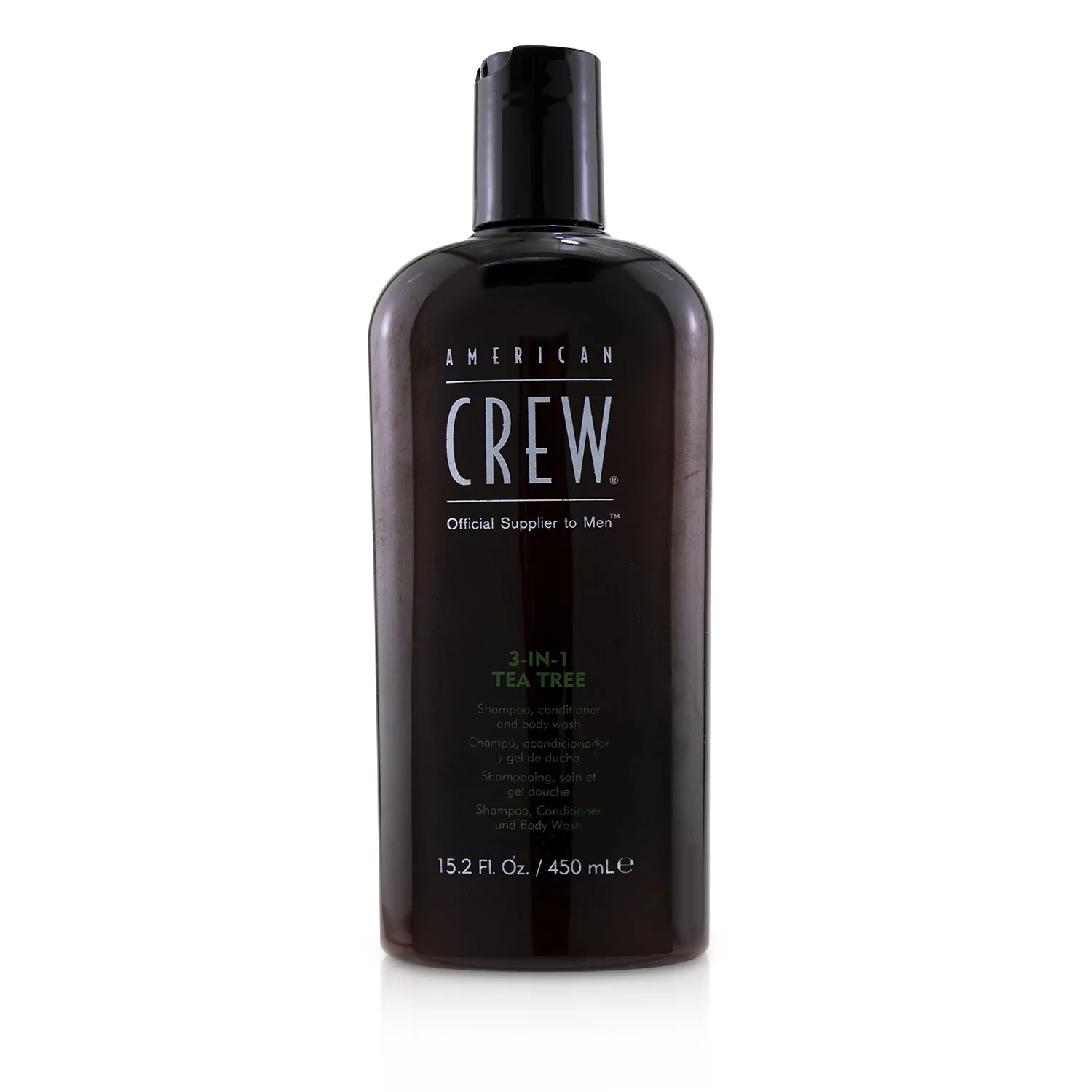American Crew Men 3-IN-1 Tea Tree Shampoo, Conditioner and Body Wash  1000ml/33.8oz