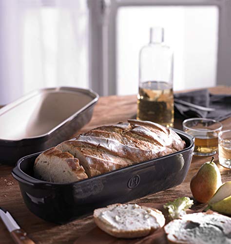 Emile Henry Italian Bread Loaf Baker | Burgundy