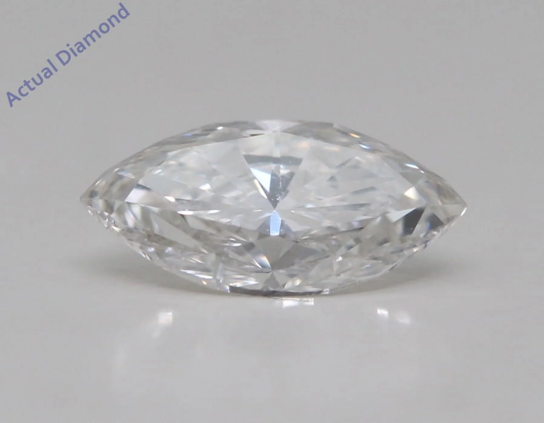Marquise Diamond Solitaire Pendant Necklace 14k White Gold (0.73 Ct,G Color,VS2 Clarity) IGL Certified