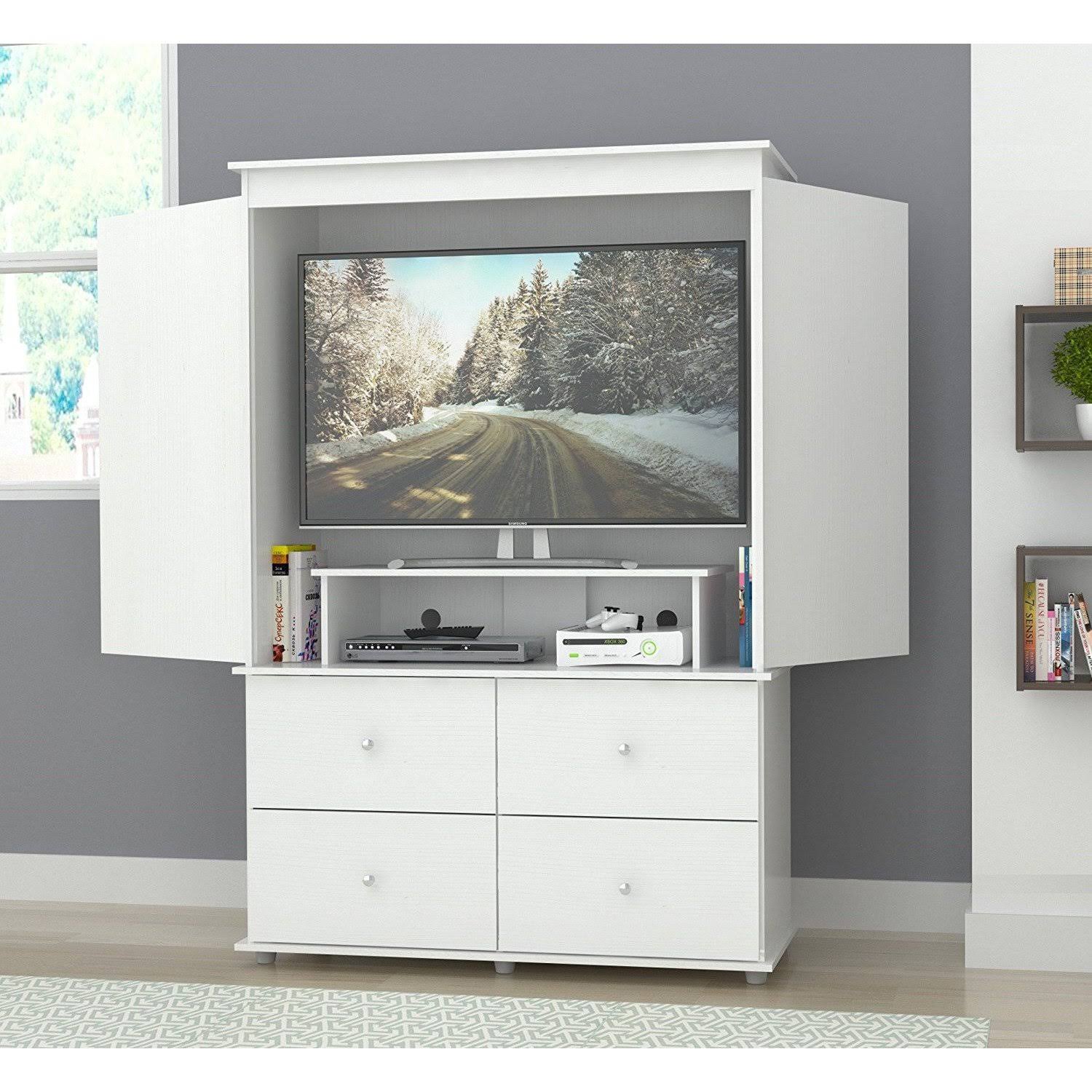 Armoire- AV Video Combo - White